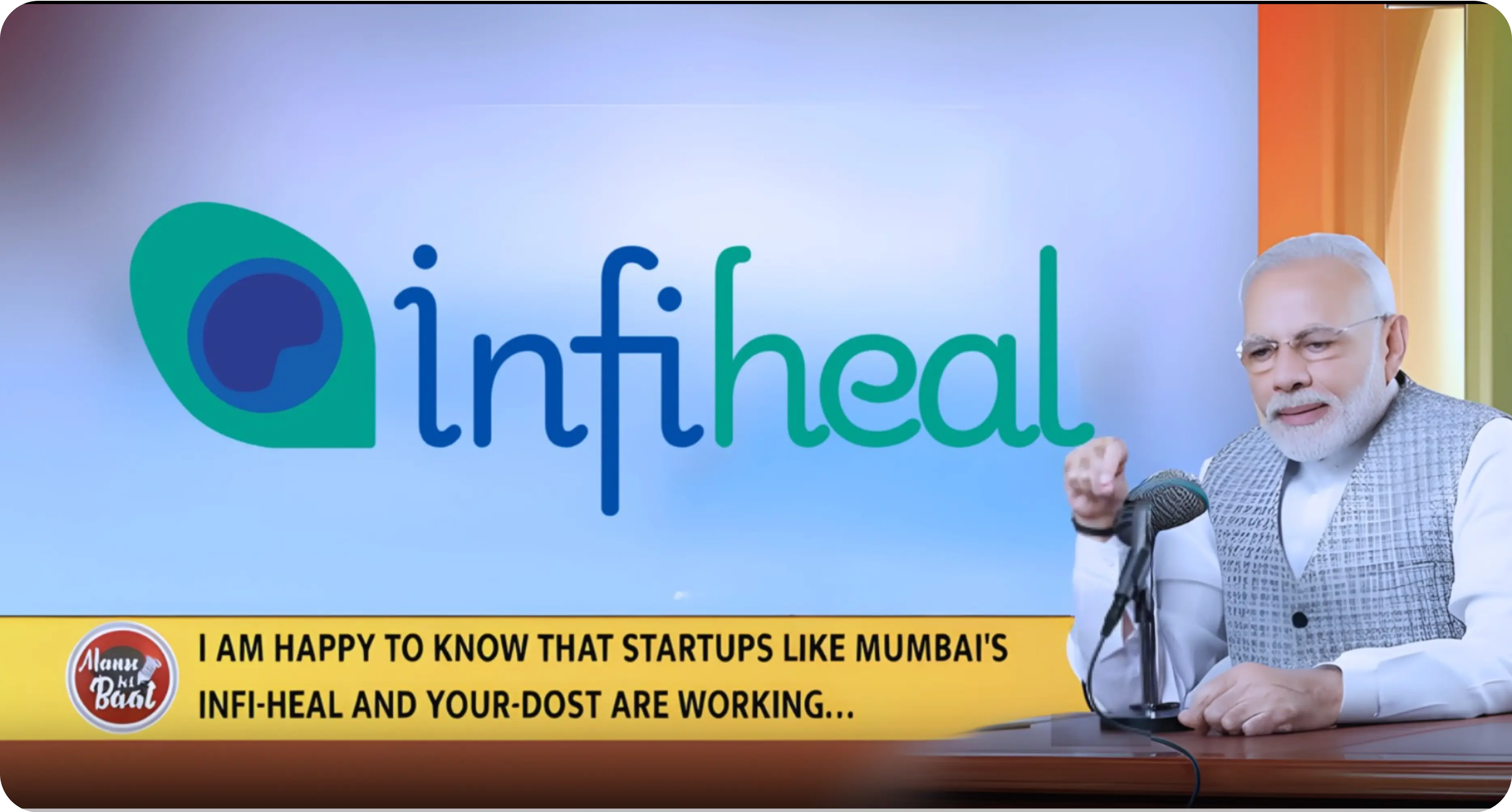 Honorable PM Modi ji spoke about us